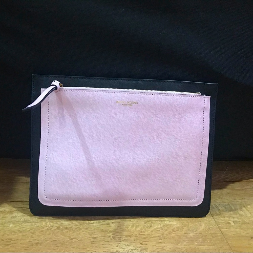 Henri Bendel clutch and cross bag